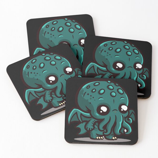 Item preview, Teal Kawaii Monster Art designed and sold by BRU Design.