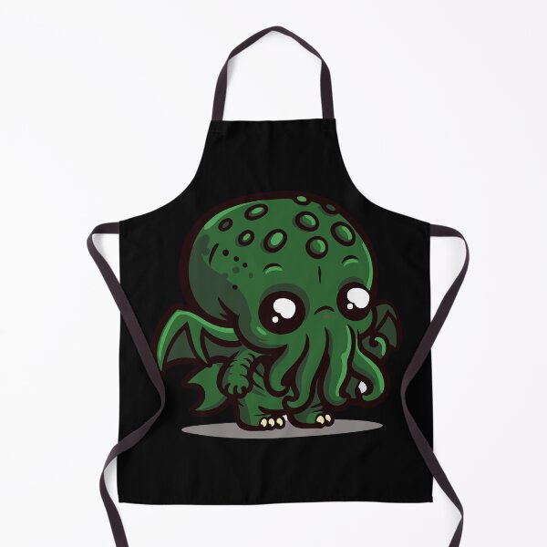 Item preview, Green Kawaii Cthulhu Art designed and sold by BRU Design.