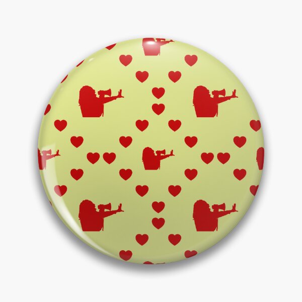 Item preview, Hombre con rastas gritando en un megáfono patrón de corazón sin fisuras Homme avec des dreadlocks criant dans un porte-voix Motif de cœur sans couture Man With Dreadlocks with A Bullhorn Seamless designed and sold by TheIconSmith.