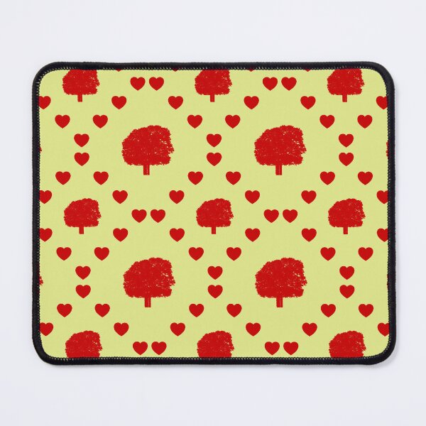Item preview, Árbol esponjoso sin costura patrón de corazón Arbre duveteux Motif Coeur sans couture Fluffy Tree Seamless Heart Pattern Flauschiger Baum Nahtloses Herzmuster designed and sold by TheIconSmith.