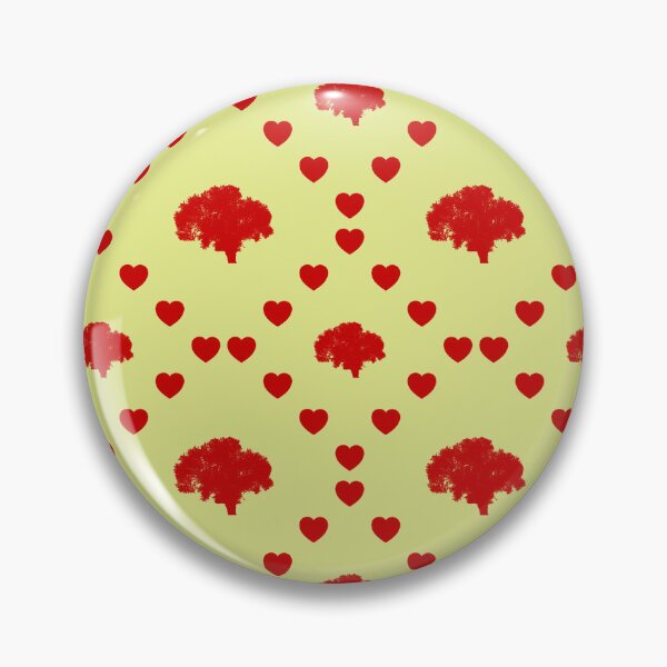 Item preview, Tronco grueso de árbol sin costura patrón de corazón Arbre au tronc épais Motif de cœur sans couture Thick Trunk Tree Seamless Heart Pattern Dicker Baumstamm Nahtloses Herzmuster designed and sold by TheIconSmith.