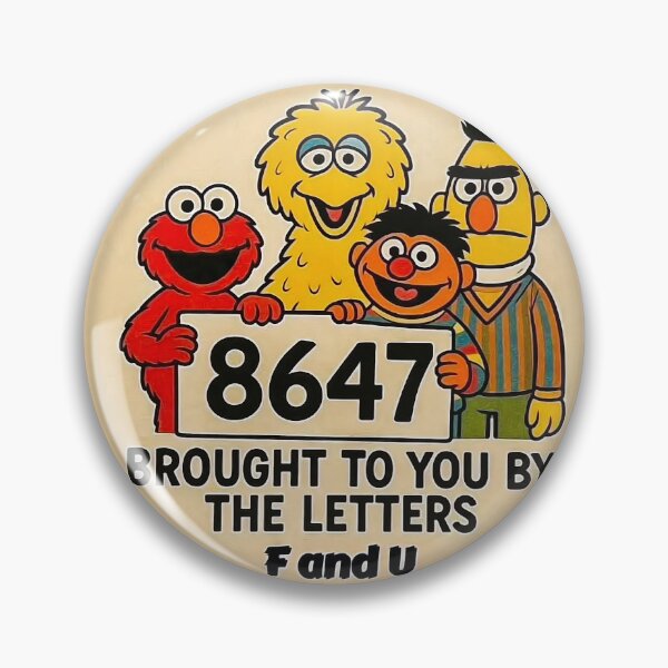 Item preview, 8647 Brought to you by the letters F and U designed and sold by PopCultureArtShop.