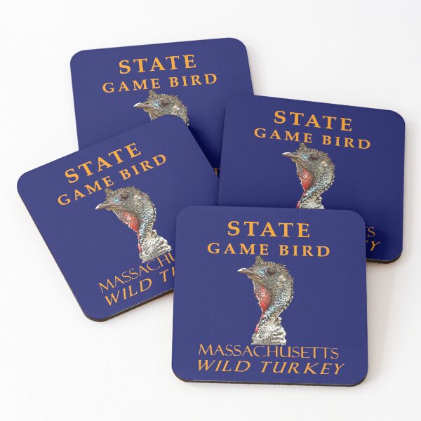 Item preview, Massachusetts Territory Gamebird Quirky Wild Turkey designed and sold by taiche.