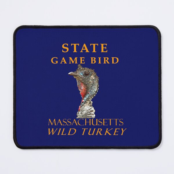 Item preview, Massachusetts Territory Gamebird Quirky Wild Turkey designed and sold by taiche.