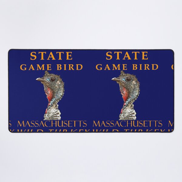 Item preview, Massachusetts Territory Gamebird Quirky Wild Turkey designed and sold by taiche.