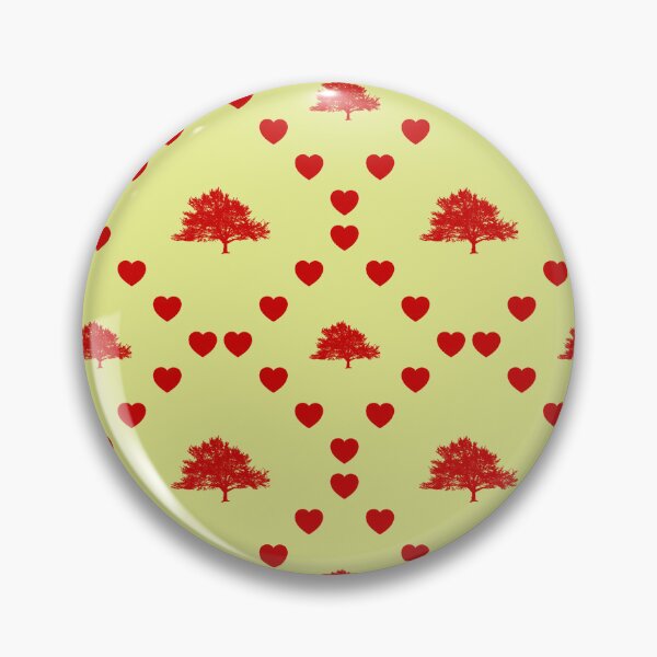 Item preview, Patrón de corazón sin costura de árbol de invierno ancho Arbre d'hiver large motif de cœur sans couture Wide Winter Tree Seamless Heart Pattern Breiter Winterbaum Nahtloses Herzmuster designed and sold by TheIconSmith.