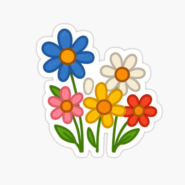 Aperçu de l'œuvre Fleurs joyeuses créée et vendue par SweetCreate.