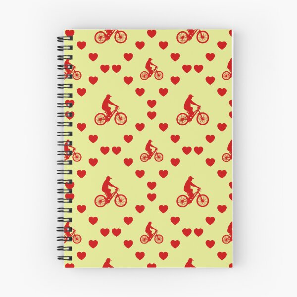 Item preview, Hombre mayor en bicicleta sin costura patrón de corazón Homme d'âge mûr à bicyclette Motif en forme de cœur sans couture Older Man Riding Bicycle Seamless Heart Pattern designed and sold by TheIconSmith.
