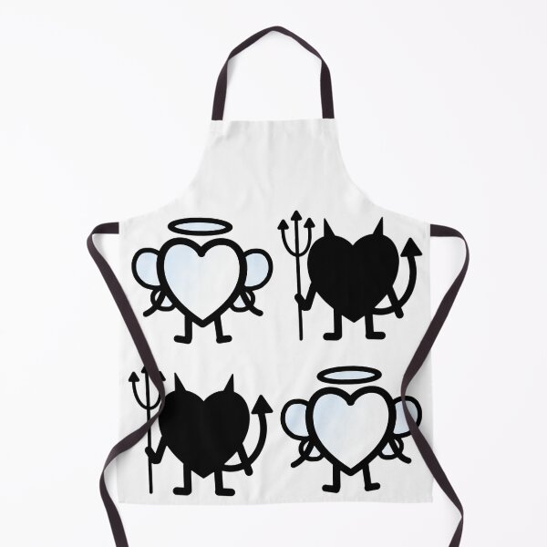 Item preview, Cute Heart Pattern Devil + Angel designed and sold by cherrynat1.