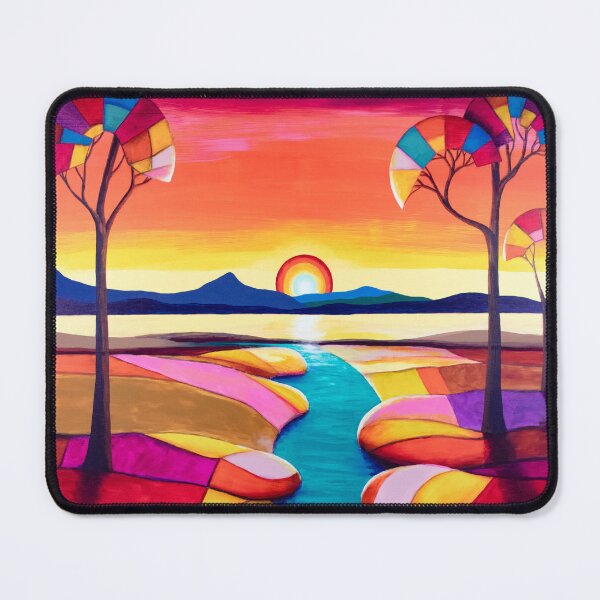 Item preview, Sunset Serenity - Abstract Australian Landscape designed and sold by Rubenach.