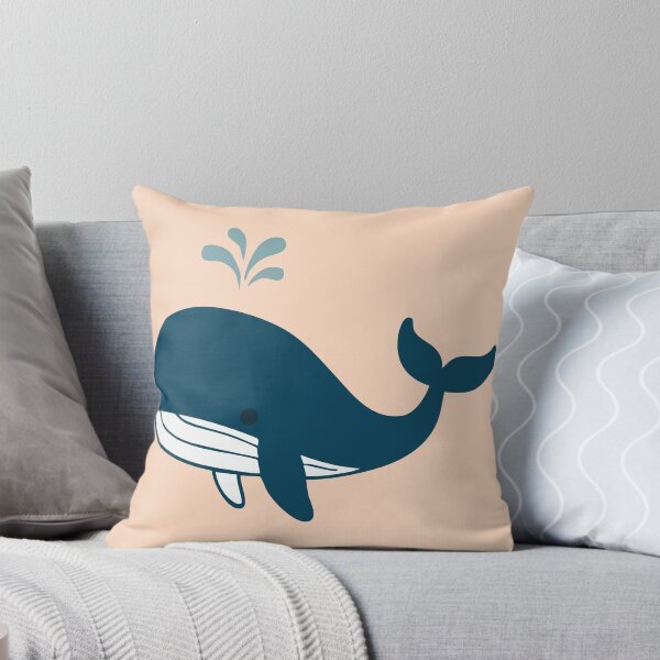Item preview, Playful Whale Splash – Cute Ocean Animal Illustration designed and sold by PatchAndPetal.