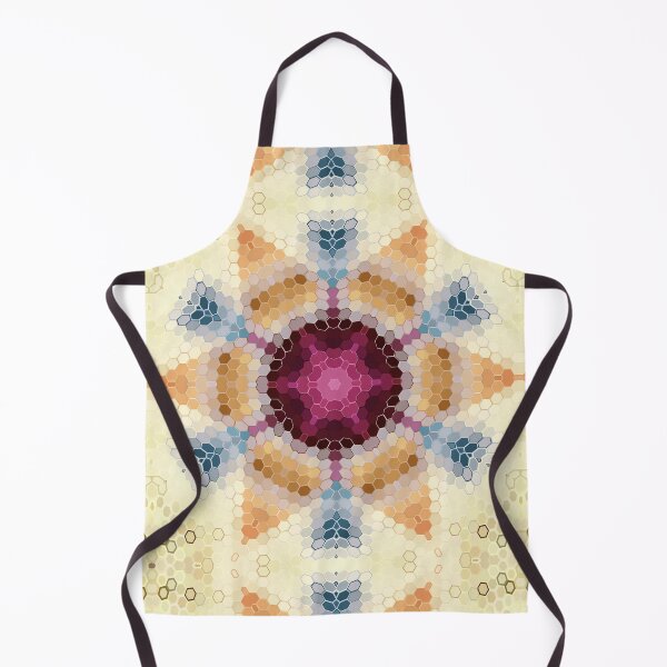 Item preview, Hex Mandala Orange Pink and Blue designed and sold by WormholeOrbital.