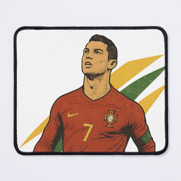 Item preview, Cristiano Ronaldo Retro Portugal Football Art – Vintage Supporter Design designed and sold by liondrifter.