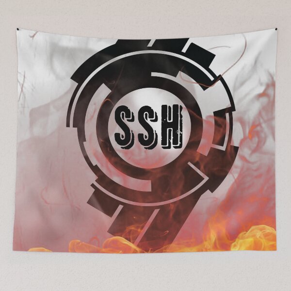 Item preview, SSH Command Line Badge – Fiery Terminal Art for Coders & Hackers designed and sold by GraphixKing999.