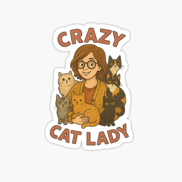 Item preview, Crazy Cat Lady designed and sold by HayleyLC.