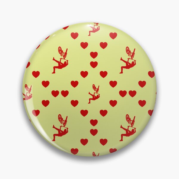 Item preview, Patrón de corazón sin costura de hombre acrobático en bicicleta Cascadeur à bicyclette Motif sans coeur Bicycle Stunt Man Seamless Heart Pattern Fahrradstunt Mann Nahtloses Herzmuster designed and sold by TheIconSmith.