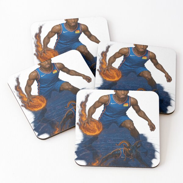 Item preview, Shai Gilgeous-Alexander Mirror GOAT: Cosmic Crossover Legend designed and sold by POD DYNASTY | Original Print On Demand T-Shirt Graphics.