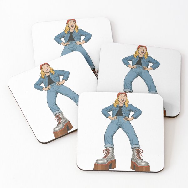 Item preview, Confident woman flaunting Marvin's platform boots designed and sold by barmaz.