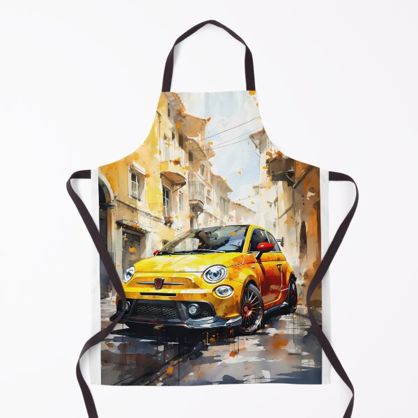 Item preview, Sporty Italian Hatchback Standing Out In Colorful Cityscape designed and sold by RevUpDesign.