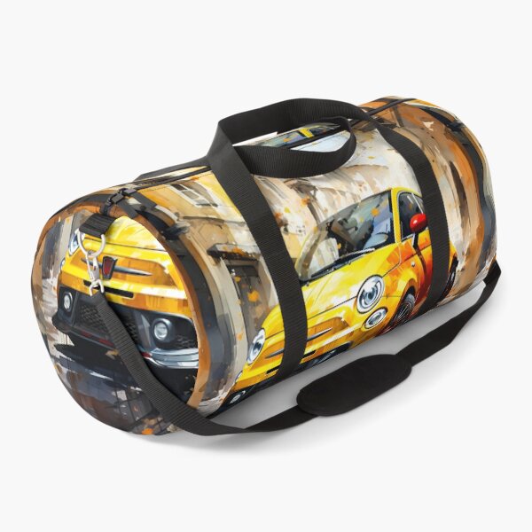 Item preview, Sporty Italian Hatchback Standing Out In Colorful Cityscape designed and sold by RevUpDesign.