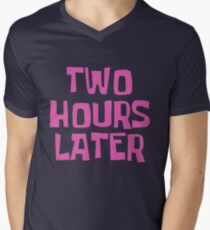 Two Hours Letter Men's V-Neck T-Shirt