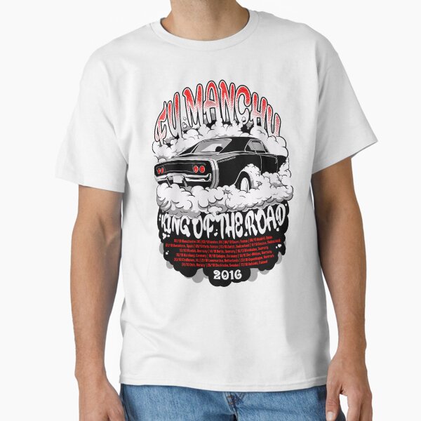 Item preview, Fu Manchu T-Shirt – King of the Road 2016 – Stoner Rock and Muscle Car Style designed and sold by MacacoRato.
