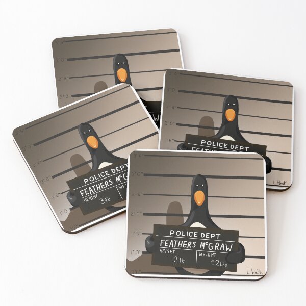 Item preview, Feathers McGraw inspired prison mugshot  designed and sold by laurenwraith.