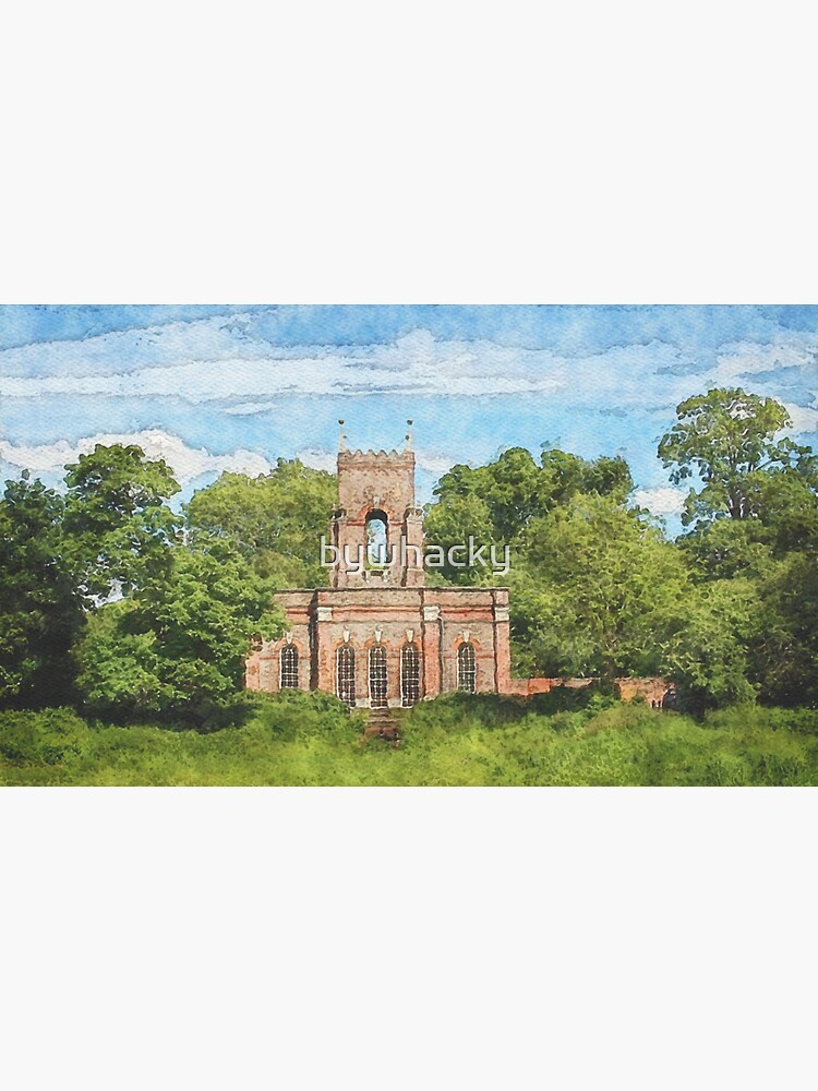 Thumbnail 3 of 3, Sticker, The Watertower, Carshalton designed and sold by bywhacky.
