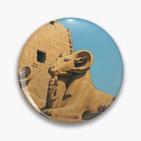 Item preview, Ram-Headed Sphinxes at Karnak Temple designed and sold by KAI-Studio.