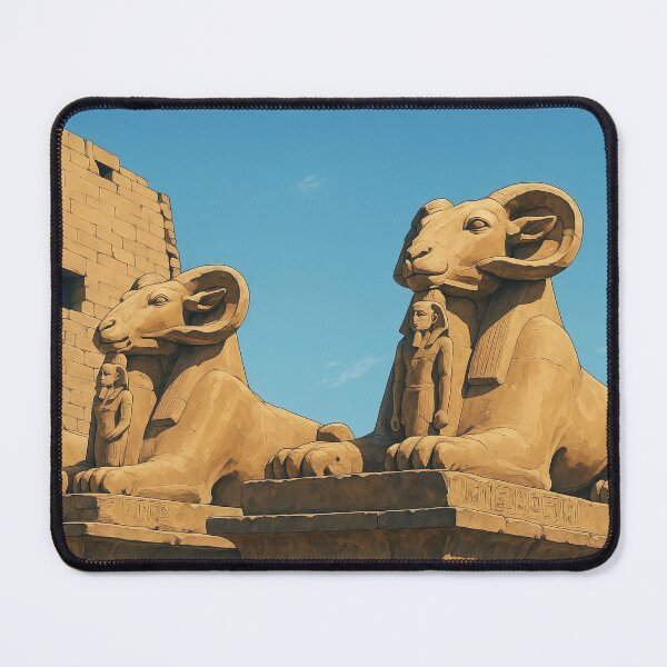 Item preview, Ram-Headed Sphinxes at Karnak Temple designed and sold by KAI-Studio.
