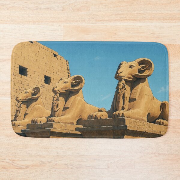 Item preview, Ram-Headed Sphinxes at Karnak Temple designed and sold by KAI-Studio.