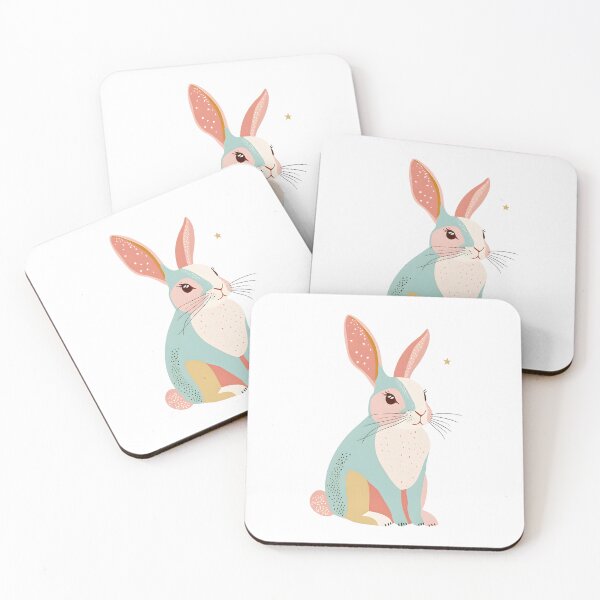 Item preview, Sweet Serenity Bunny - Pastel Whimsy Collection designed and sold by Mossberry Artsy.