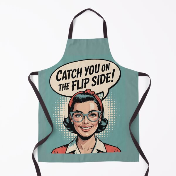 Item preview, 1950s style “Catch you on the flip side” designed and sold by JosieandRose.