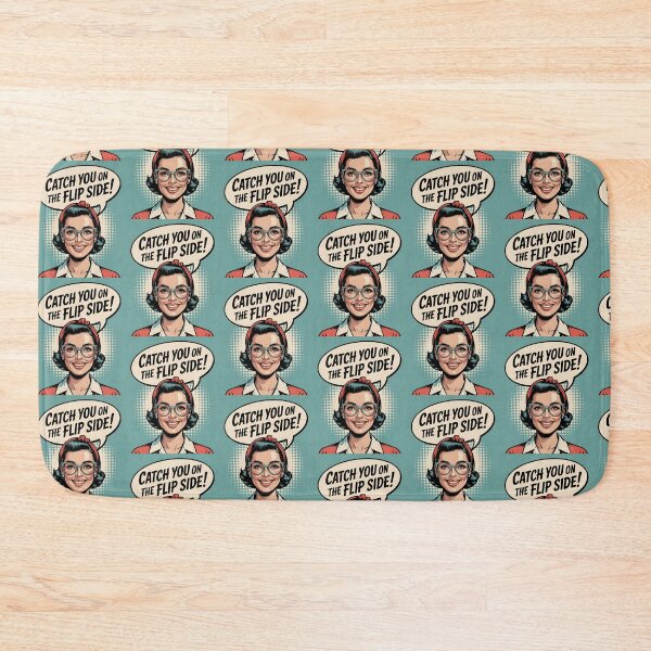 Item preview, 1950s style “Catch you on the flip side” designed and sold by JosieandRose.