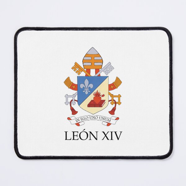 Item preview, Coat of arms with the name of Pope Leo XIV. Coat of arms of Pope Leo XIV designed and sold by charlypicazo.