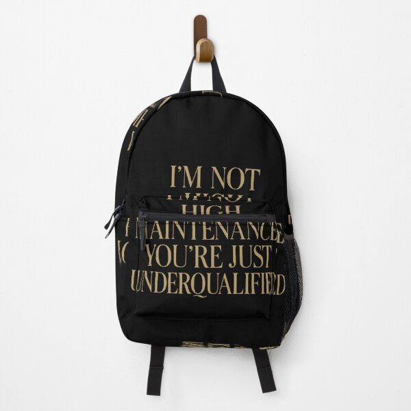 Item preview, Funny Confident Attitude Design. Not High Maintenance . designed and sold by Shoot-The-Moon.