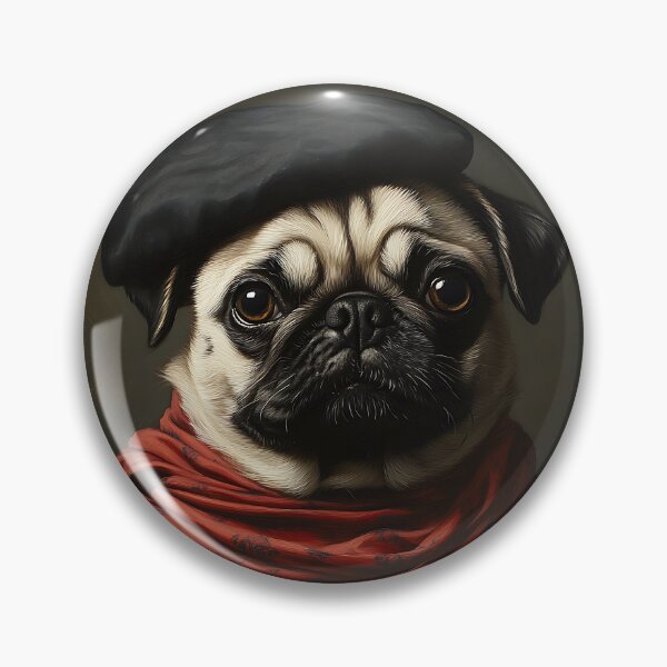 Item preview, French Pug - Paris 1920's Pug - Stylish Animal Art designed and sold by Chrisjeffries24.