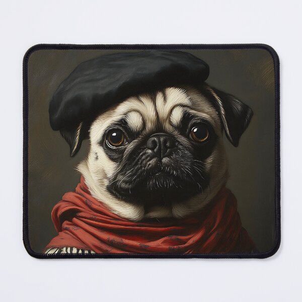 Item preview, French Pug - Paris 1920's Pug - Stylish Animal Art designed and sold by Chrisjeffries24.