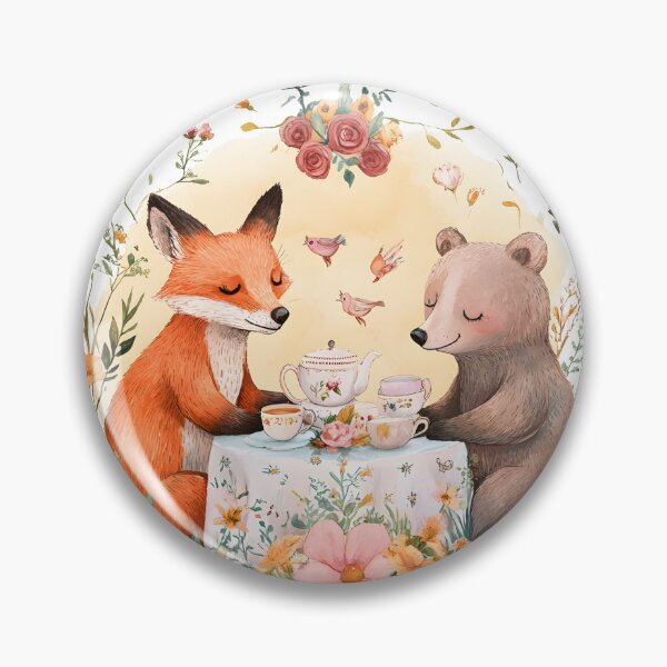 Item preview, Woodland Friends Tea Party - Cozy Critter Gathering designed and sold by Mossberry Artsy.