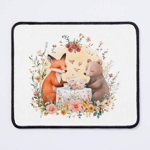 Item preview, Woodland Friends Tea Party - Cozy Critter Gathering designed and sold by Mossberry Artsy.