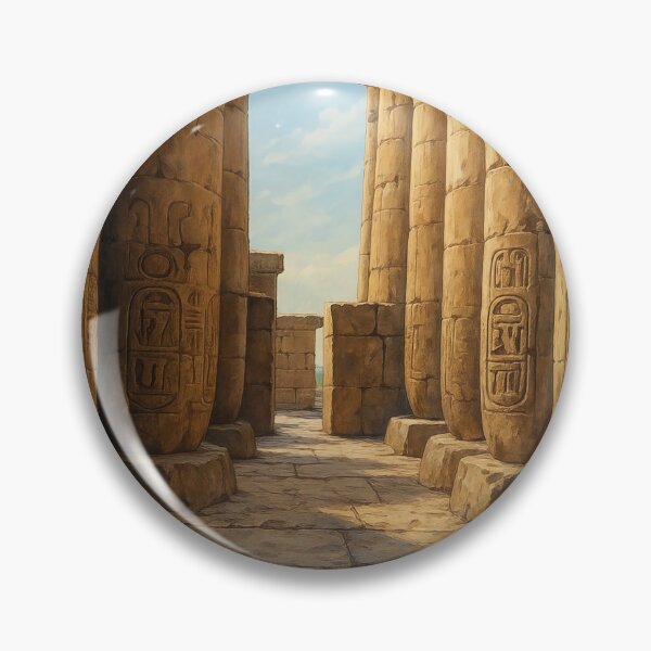 Item preview, Inside the Great Hypostyle Hall at Luxor Temple designed and sold by KAI-Studio.