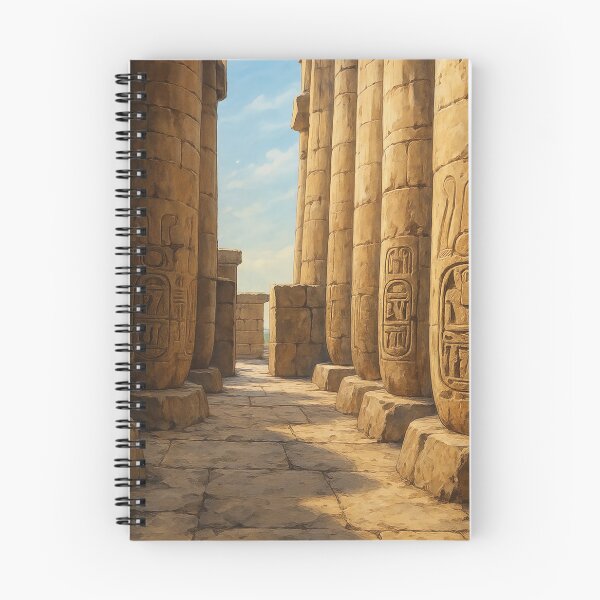 Item preview, Inside the Great Hypostyle Hall at Luxor Temple designed and sold by KAI-Studio.