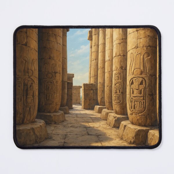Item preview, Inside the Great Hypostyle Hall at Luxor Temple designed and sold by KAI-Studio.