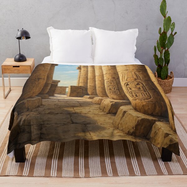 Item preview, Inside the Great Hypostyle Hall at Luxor Temple designed and sold by KAI-Studio.