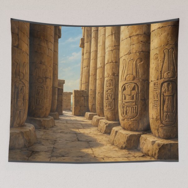Item preview, Inside the Great Hypostyle Hall at Luxor Temple designed and sold by KAI-Studio.