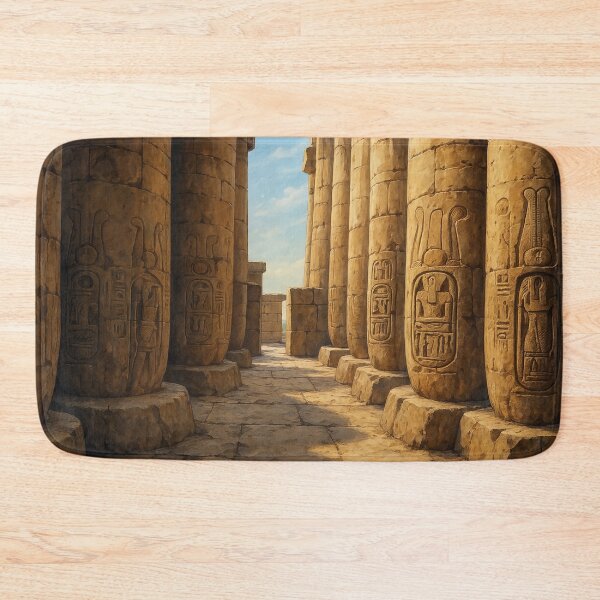 Item preview, Inside the Great Hypostyle Hall at Luxor Temple designed and sold by KAI-Studio.
