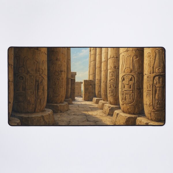 Item preview, Inside the Great Hypostyle Hall at Luxor Temple designed and sold by KAI-Studio.