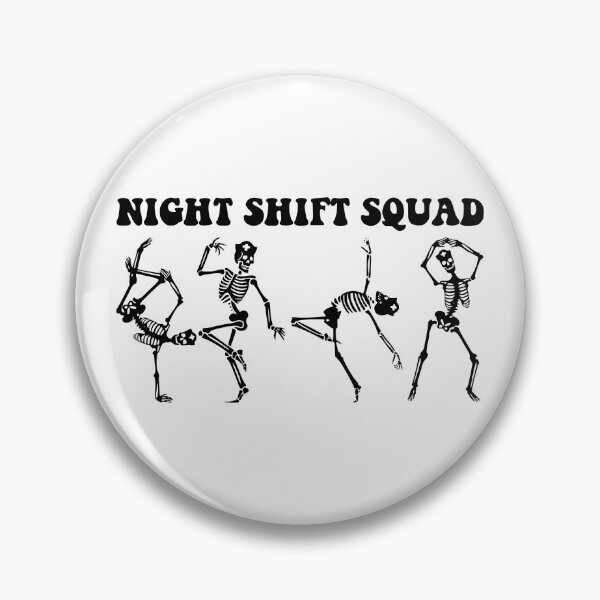 Item preview, Night Shift Squad designed and sold by FloraliteCo.