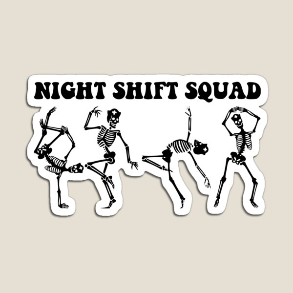 Item preview, Night Shift Squad designed and sold by FloraliteCo.