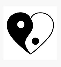 Peace Heart Photographic Print